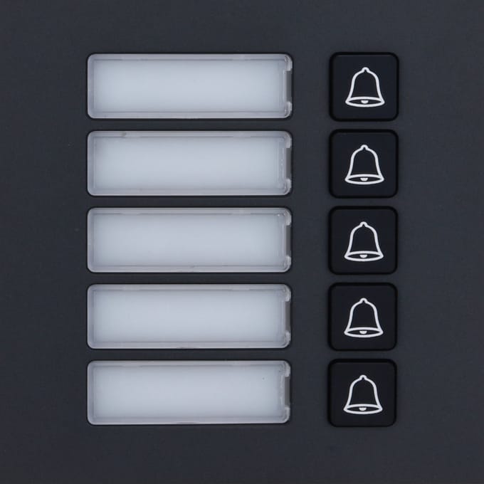 Dahua DHI-VTO4202FB-MB5 5-Button Module voor VTO4202 Intercom