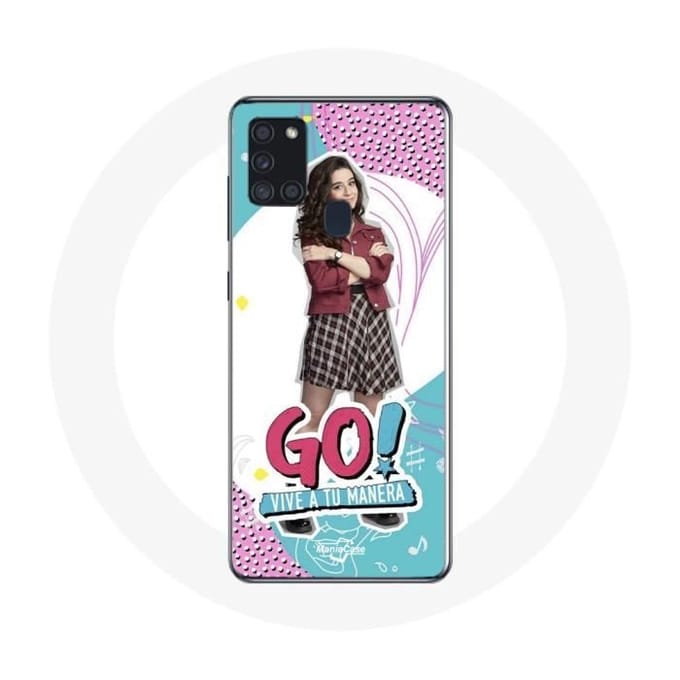 Samsung Galaxy A21S Hoesje Volg je dromen Zoe Caletián Go! Lang leve je Manera