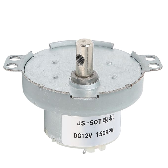 DC12V tandwielmotor met zelfblokkerende micro-snelheidsreductie, transmissieonderdelen met M4-gat, 150 tpm