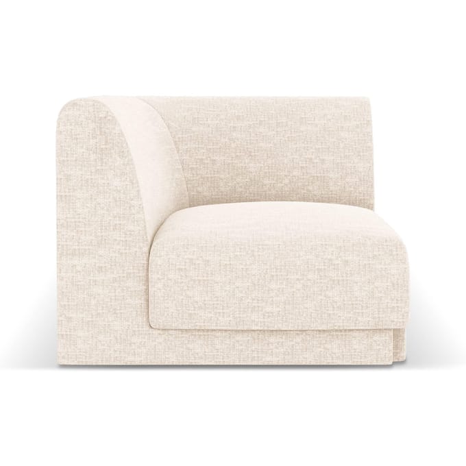 Modulair hoekelement Miley chenille | Micadoni Limited Edition
