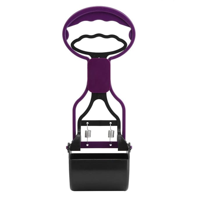 Dailygoods- Hondenschep met lange handgreep - Poepgrijper - Draagbaar