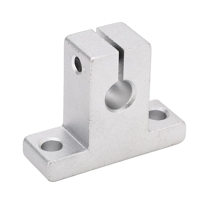 10 stuks Lineaire As Ondersteuning Bewegingsstang Geleiderail Eindondersteuning Aluminiumlegering voor 3D-printer white