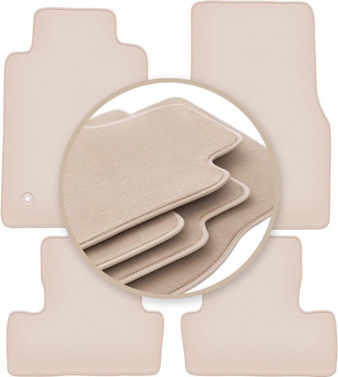 PREMIUM beige matten voor: Ford Mustang MK5 coupé 2004-2014