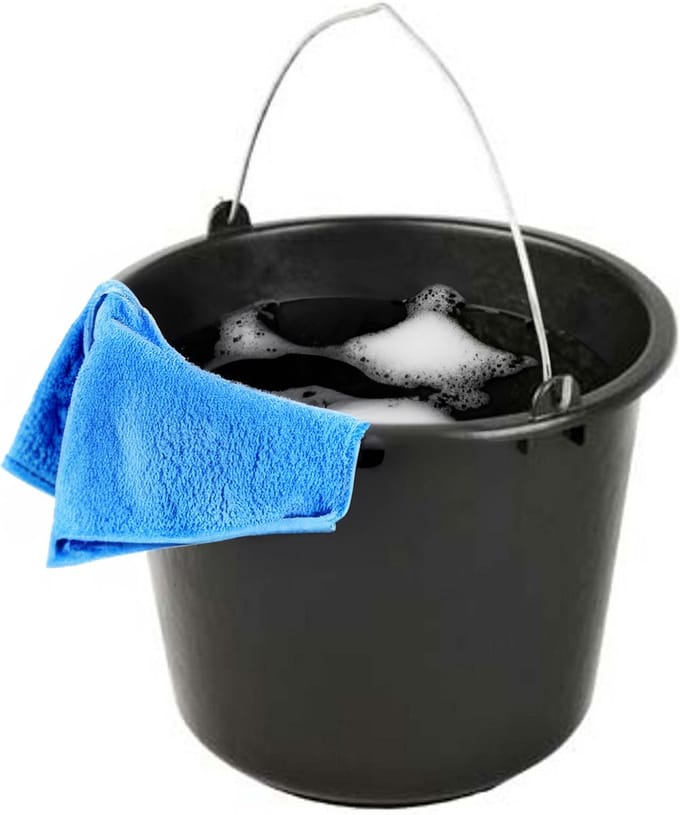 Stevige bouwemmer 12 liter