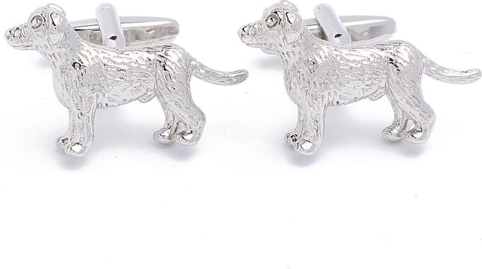 Manchetknopen - Hondje Hondje Zilver