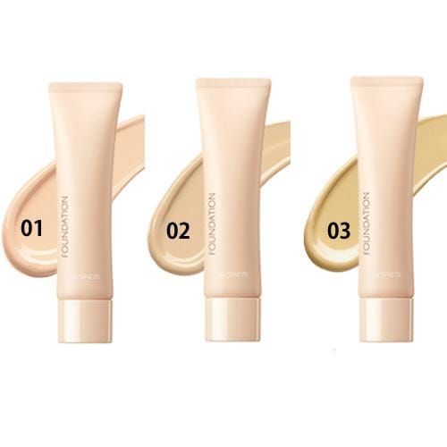 The Saem - Saemmul Airy Cotton Foundation SPF30 PA++ - 30ml - 01 Light Beige