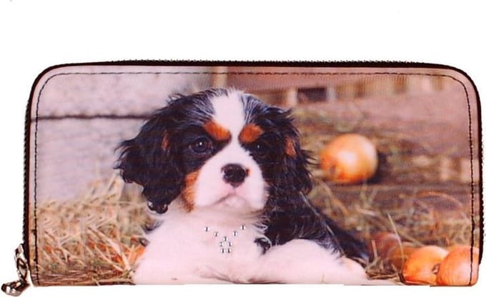 Portemonnee groot Cavelier King Charles spaniel