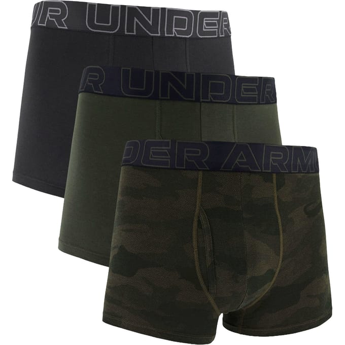 Under Armour Boxershorts UA PERFORMANCE COTTON - PRINT 3 INCH Set van 3