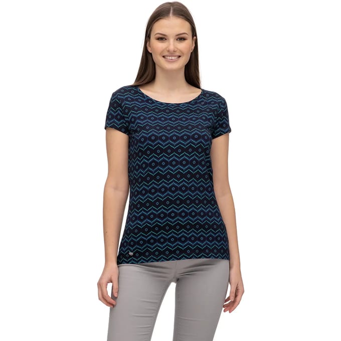 T-shirt dames Ragwear Mintt Zig Zag