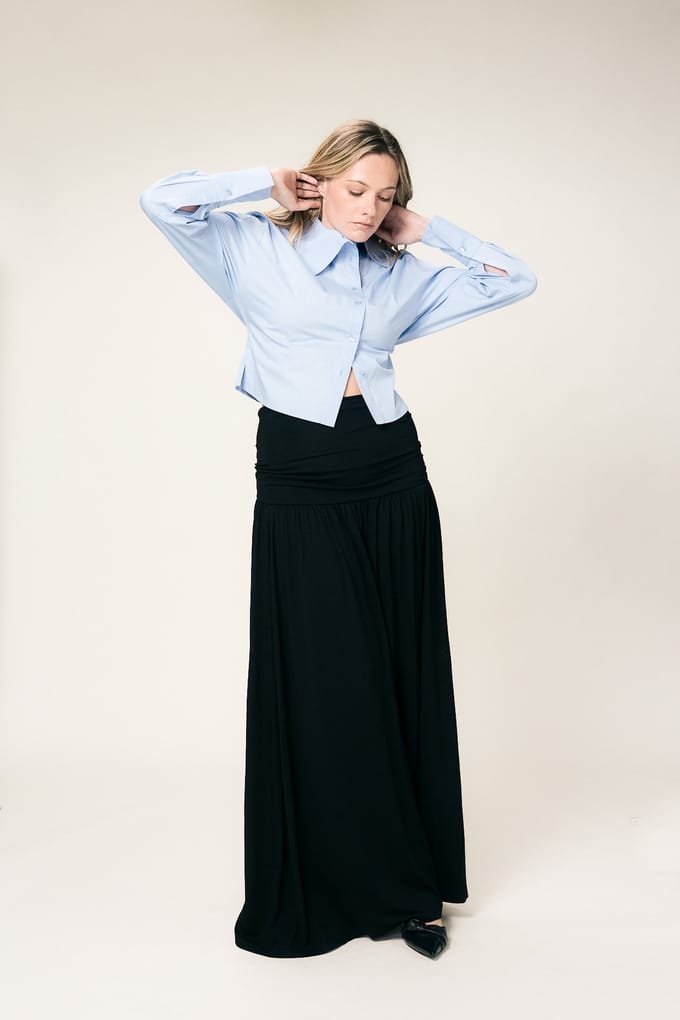 VIVEH Petunia Skirt Black Maat: 34 | Maxi Rokken Outlet | Dames | Zwart