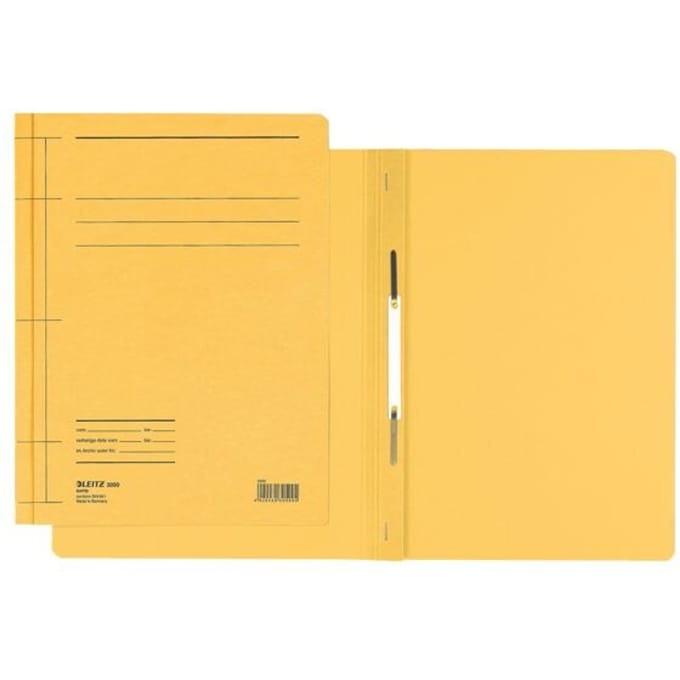 Cardboard binder - A4 - yellow - A4 - Yellow - 250 sheets - 240 mm - 240 x 318 x 1 mm