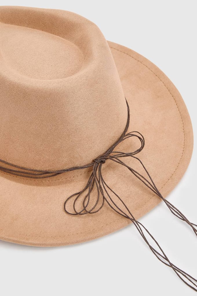 boohoo Dames Cowboyhoed Met Edelstenen In Western Stijl | Beige