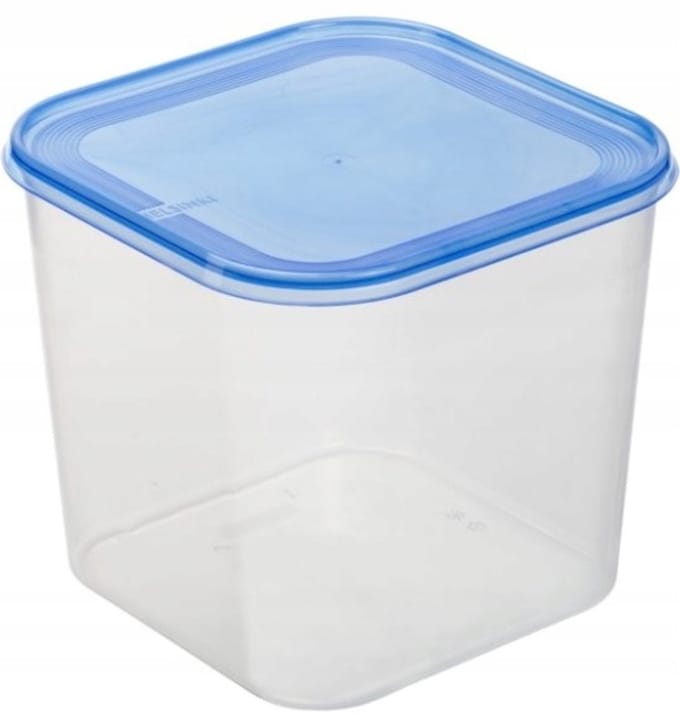 HELSINKI 4.6L Hoge Voedselcontainer - Stapelbaar en Transparant
