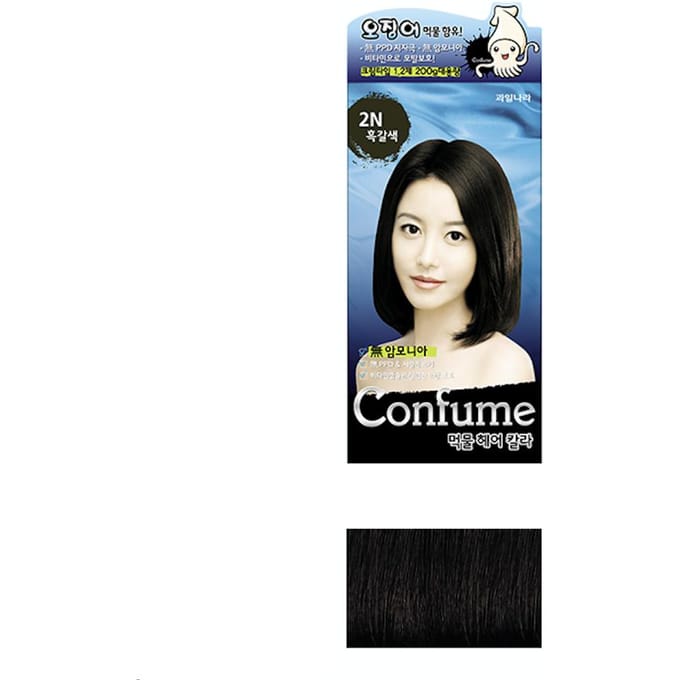 Fruit Nara Confume Inktvisinkt Haarkleur (Verf) - 4 Kleuren 2.#2N Dark Brown