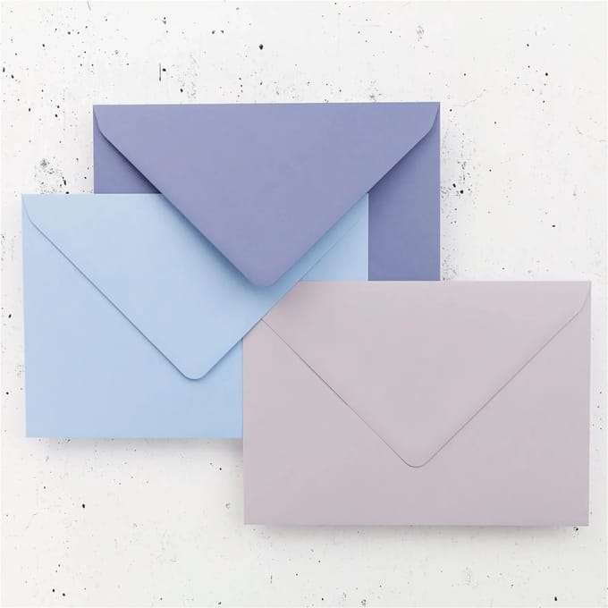 Stuifmeel van Clairefontaine enveloppe C5, lavendelblauw