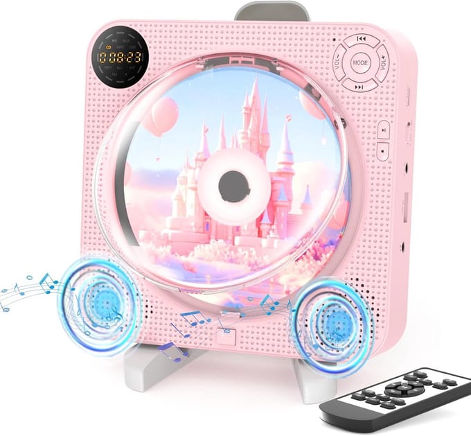Draagbare CD-speler met Bluetooth 5.0 - Leuke en Functionele Muziekspeler voor Thuis en onderweg