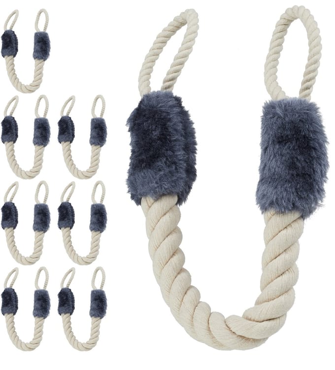 8x deurstopper touw - klembescherming - vingerbescherming