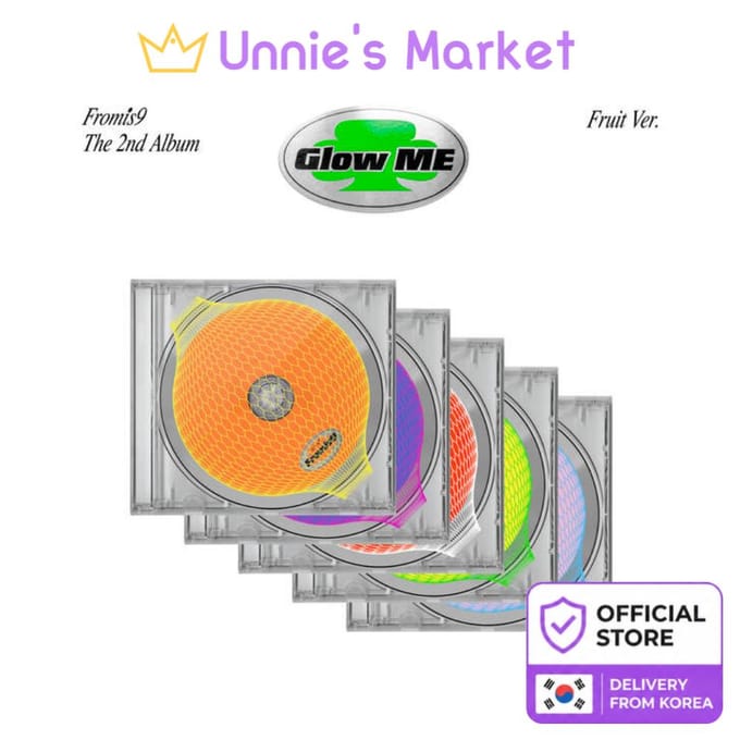 fromis_9 – 2e Volledige Album Glow ME (Fruit Versie) 5 IN SET