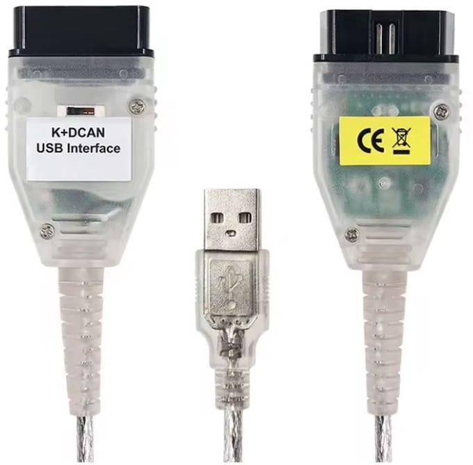 medj-geschikt voor BMW ISTA K+DCAN kabel - OBD2 interface voor programmeren