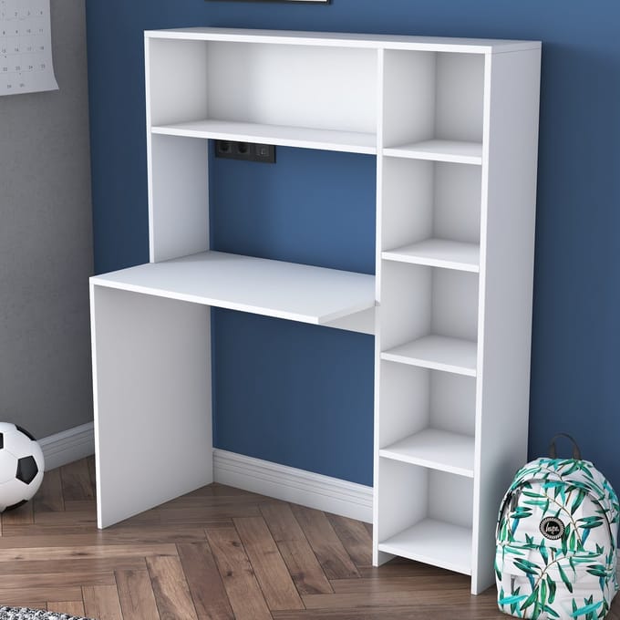Asir Bureau - Wit - 113,2 x 141,8 x 40 cm