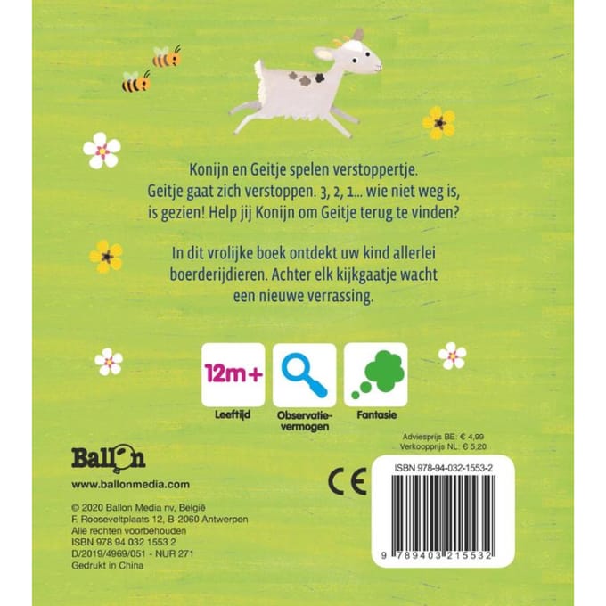 Boek Vind Je Mij Konijntje Met Kijkgaatjes