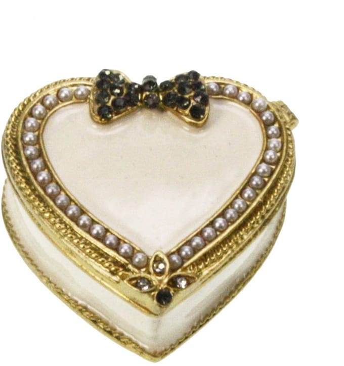 Hartvormig Doosje met Strik – 5×2×5 cm – Decoratief & Leuk Cadeau