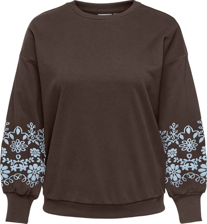 ONLY CARMAKOMA - CARBROOKE L/S O-NECK PRINT SWT JRS NOOS - Dames - Sweaters