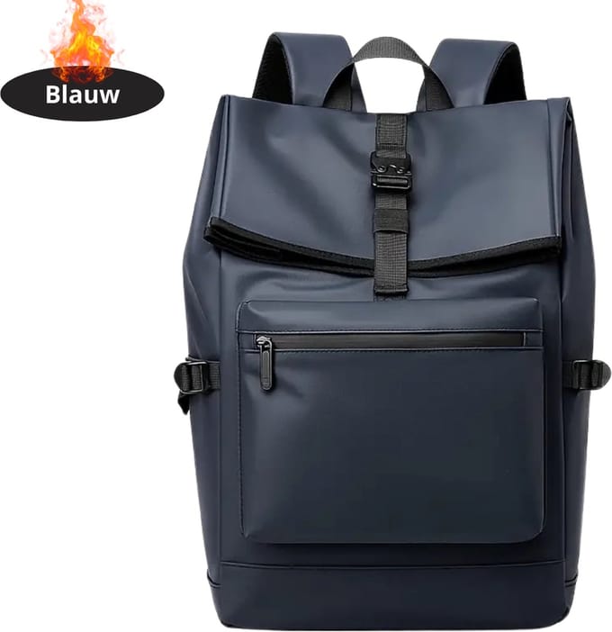 Nivard Rugzak - Dames - Heren - Meisje - Jongens - Backpack - Schooltas - Laptoptas - Blauw