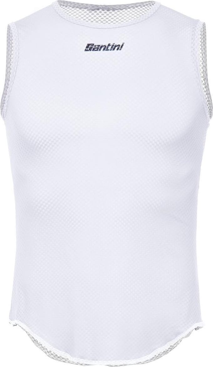 Santini Ondershirt mouwloos Wit Unisex - Lieve Sleeveless Baselayer White - XS/S