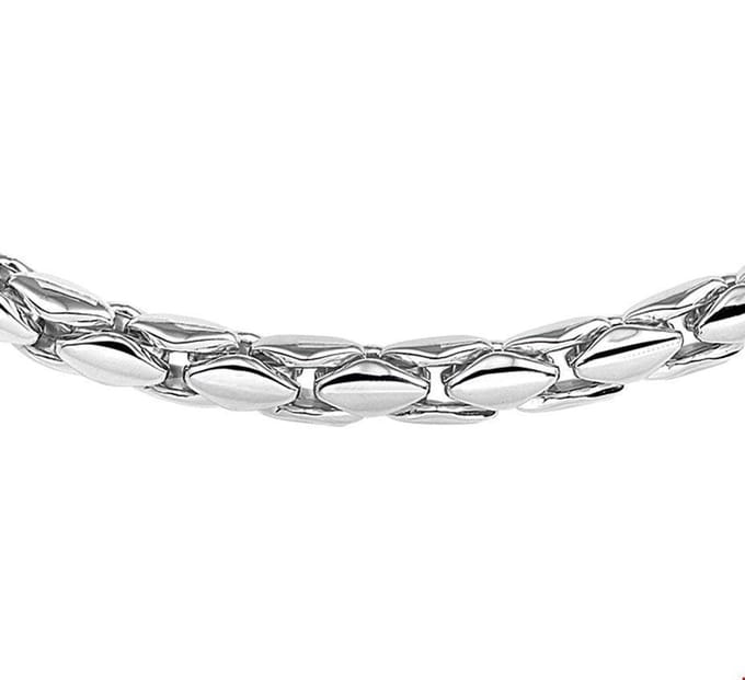 The Jewelry Collection Ketting 6,5 mm 45 cm - Zilver
