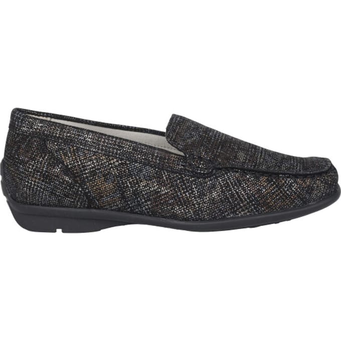 Waldläufer Harriet - dames moccasin - Zwart - maat 35.5 (EU) 3 (UK)