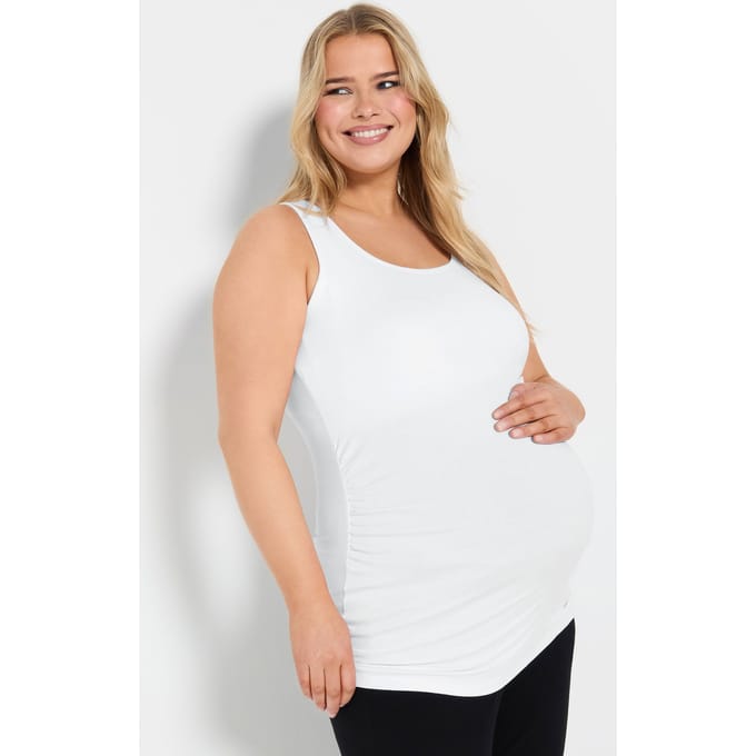 Bump It Up Maternity Hemd Met Bralette In Wit Size 46