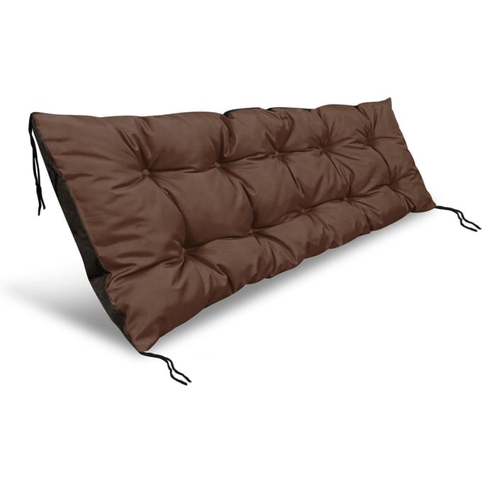 Tuinkussen 120x40 cm waterdicht voor palletbank bruin