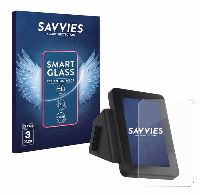 3 Stuks Savvies Screenprotector - geschikt voor Anycubic Kobra 3 V2 Combo - beschermfolie glas transparant