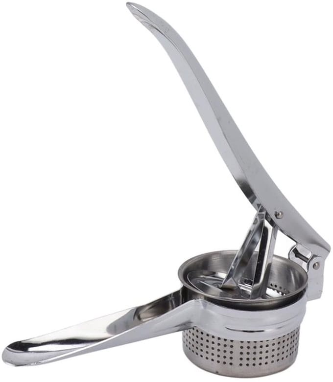 Zeynomax - Potato Ricer - Aardappelpers - Handige bediening - Zilver
