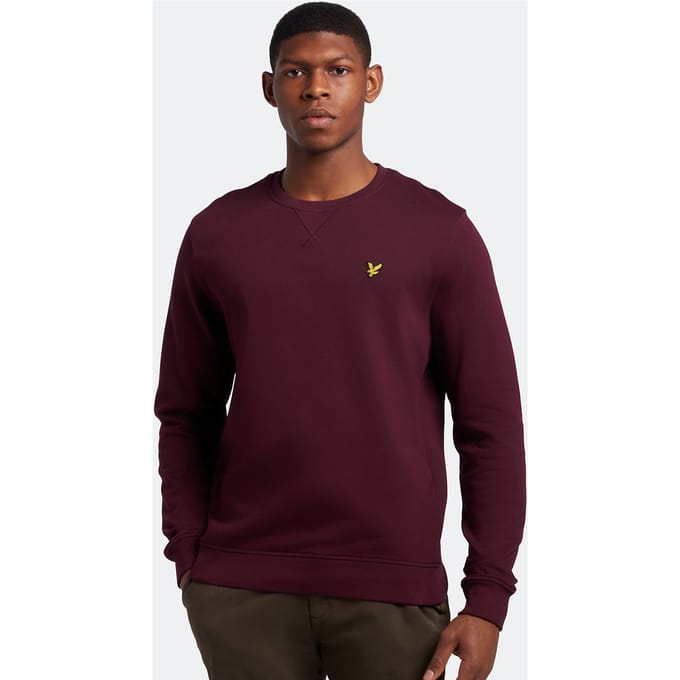 Lyle & Scott Trui Bordeaux - Maat M - Heren - Sweaters