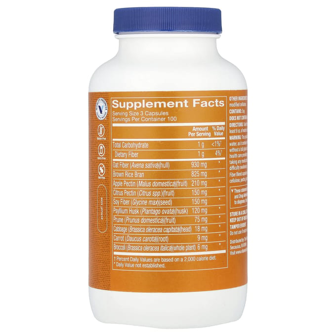 The Vitamin Shoppe, Mélange de fibres, 300 capsules
