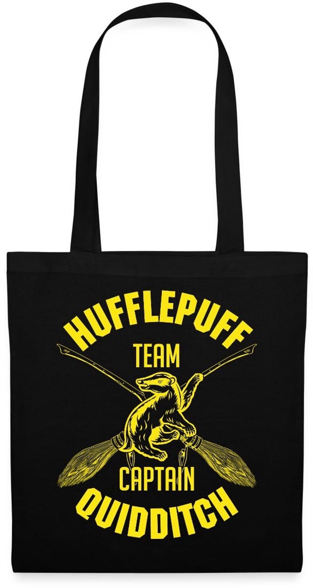 Harry Potter Hufflepuff Team Captain Quidditch Tas Van Stof Schoudertas