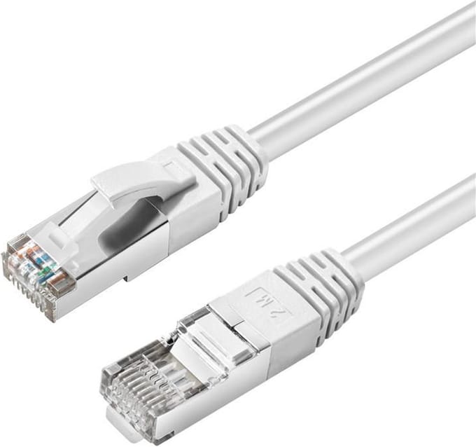 Microconnect MC-SFTP6A05W netwerkkabel Wit 5 m Cat6a S/FTP (S-STP)