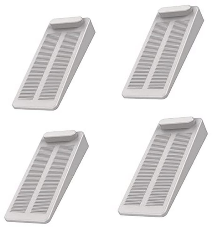 Verstelbare rubberen deurstopper met antislip - 4 stuks