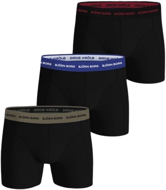 Björn Borg Cotton Stretch Boxershorts Heren (3-pack) - Maat L