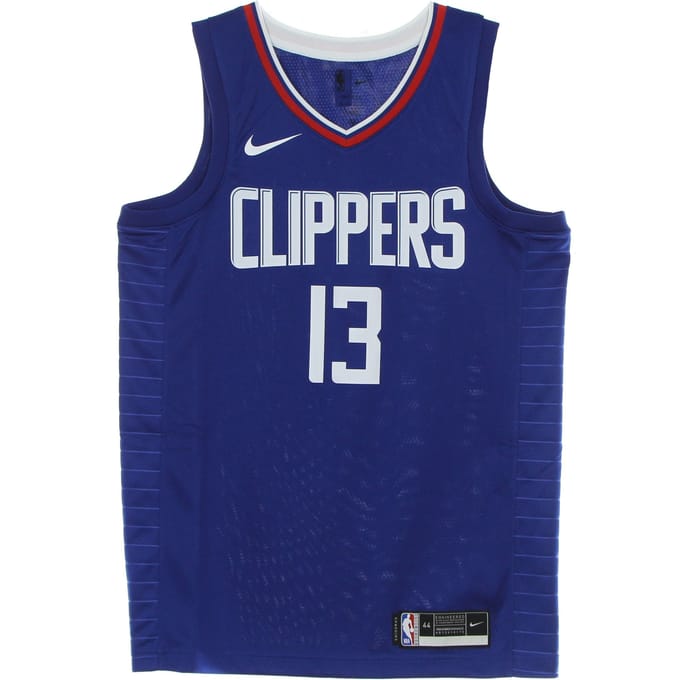 Basketbaltanktop voor heren Nba Swingman Jersey Icon Edition 2020 nr. 13 Paul George Loscli