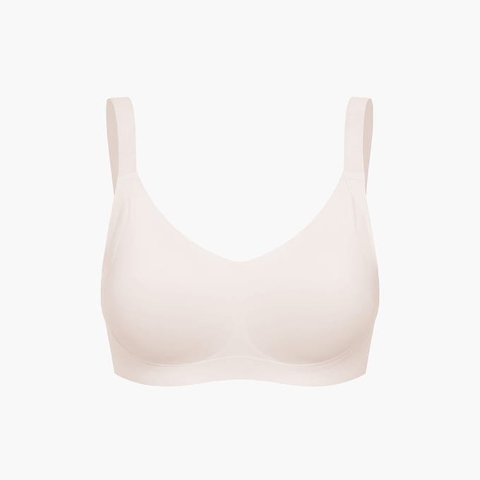 cfab - Naadloze compacte push-up bh - Sand-M - BH Zonder Beugel Voorgevormd - Ondergoed - Naadlos
