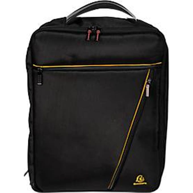 Laptoptas Exacompta Dual Exacitve, voor laptops tot 15,6", documenten tot DIN A4, B 320 x D 110 x H 490 mm, polyester, zwart