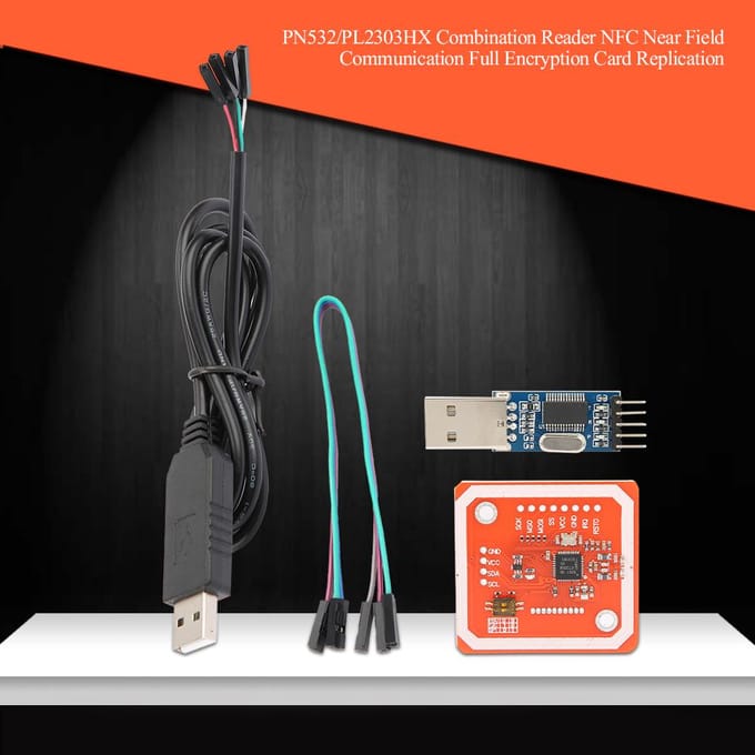 PN532PL2303HX Combinatielezer NFC Near Field Communication Volledige Versleuteling Kaartreplicatie gray
