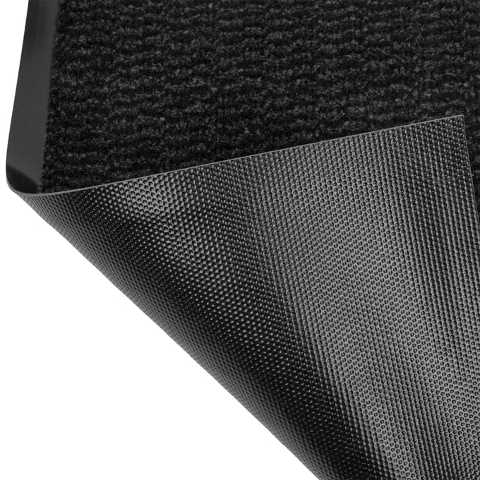 Wandmat 80x120 cm Antislip binnendeur - Grijze rubberen vloermat