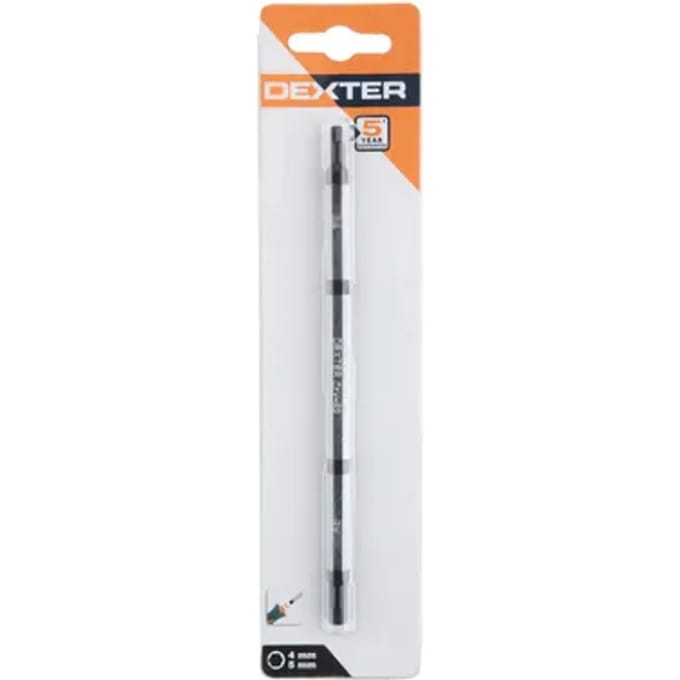 Dexter Schroevendraaier Schacht - Dubbelzijdig Hex4/hex5 - Magnetisch