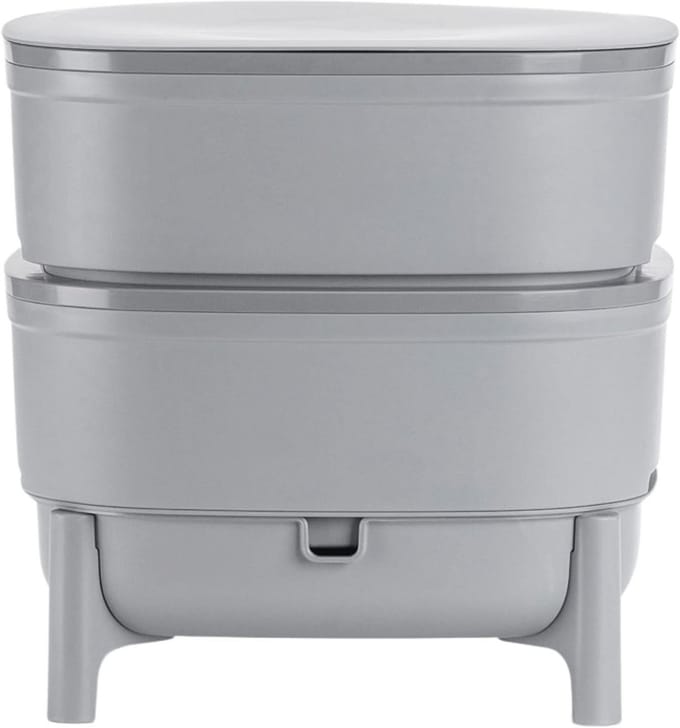 Vermicompost Wormbox voor Keuken en Balkon - 30L Composteerder van 100% Gerecycled Kunststof