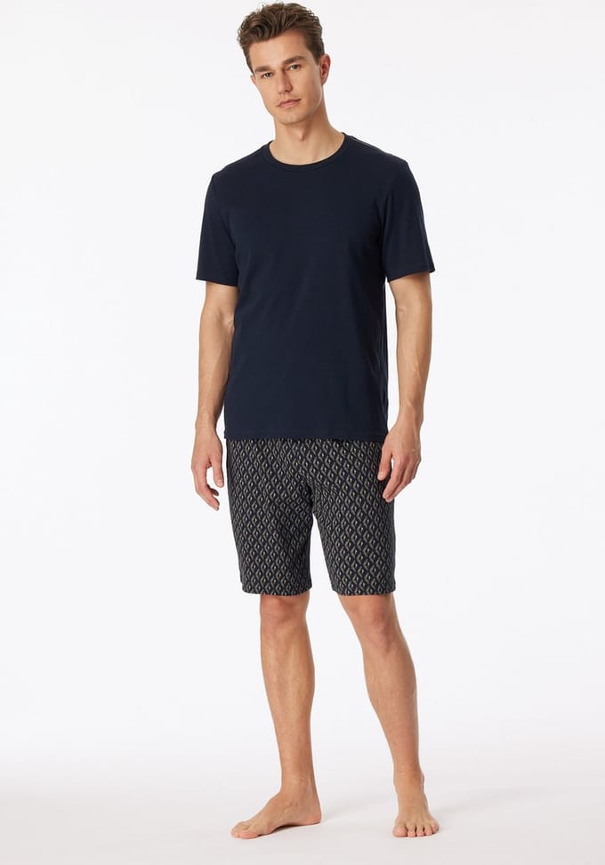 Schiesser – Fine Interlock – Pyjama – 181171 – Night Blue - 50