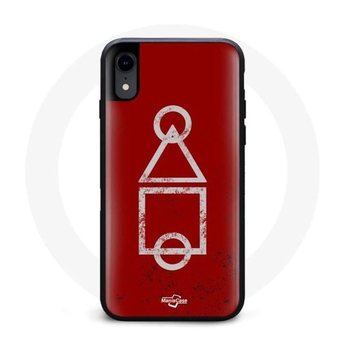 Coque Iphone XS Squid Game logo square